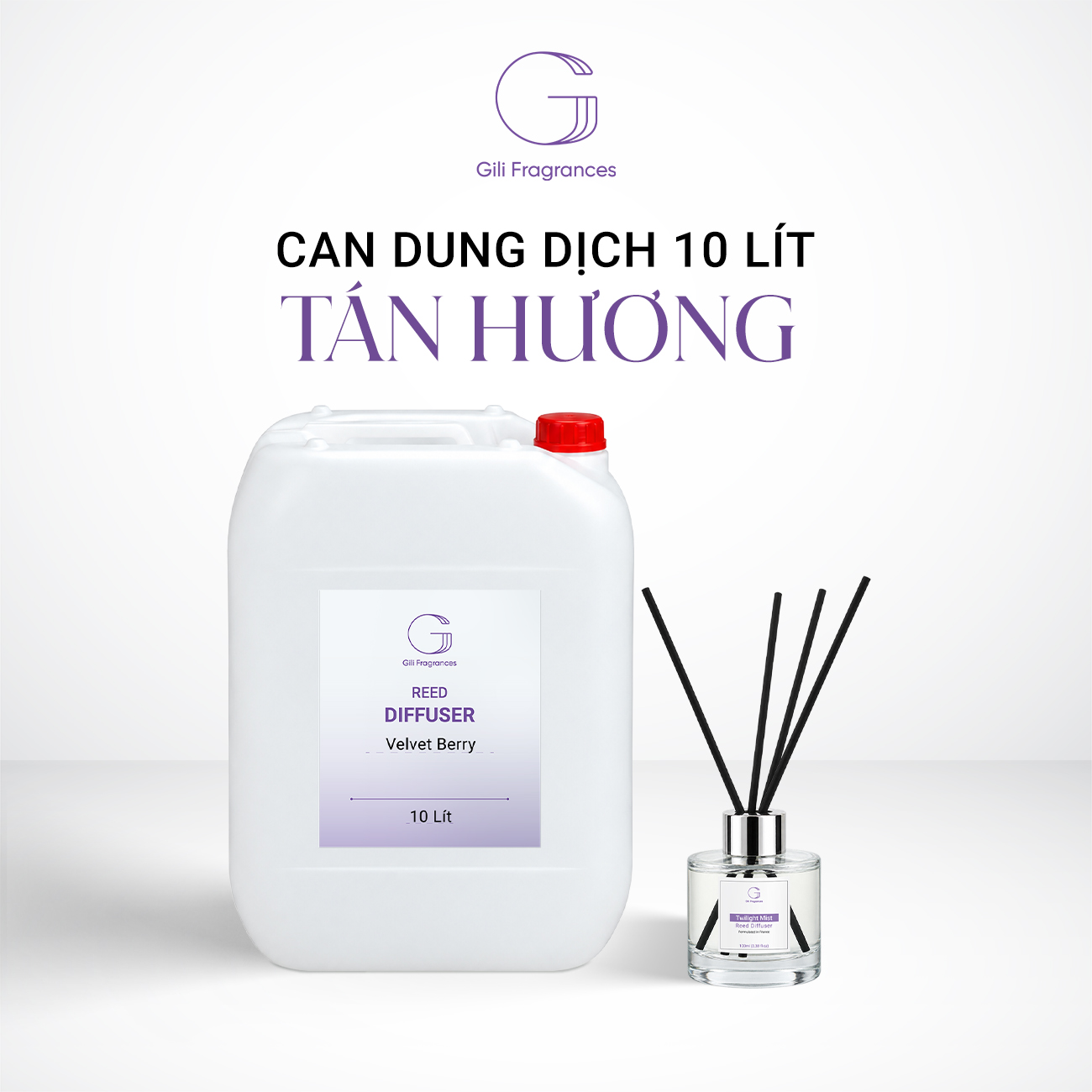 CAN SỈ 10L DUNG DỊCH TÁN HƯƠNG GILI | Tùy chọn hương