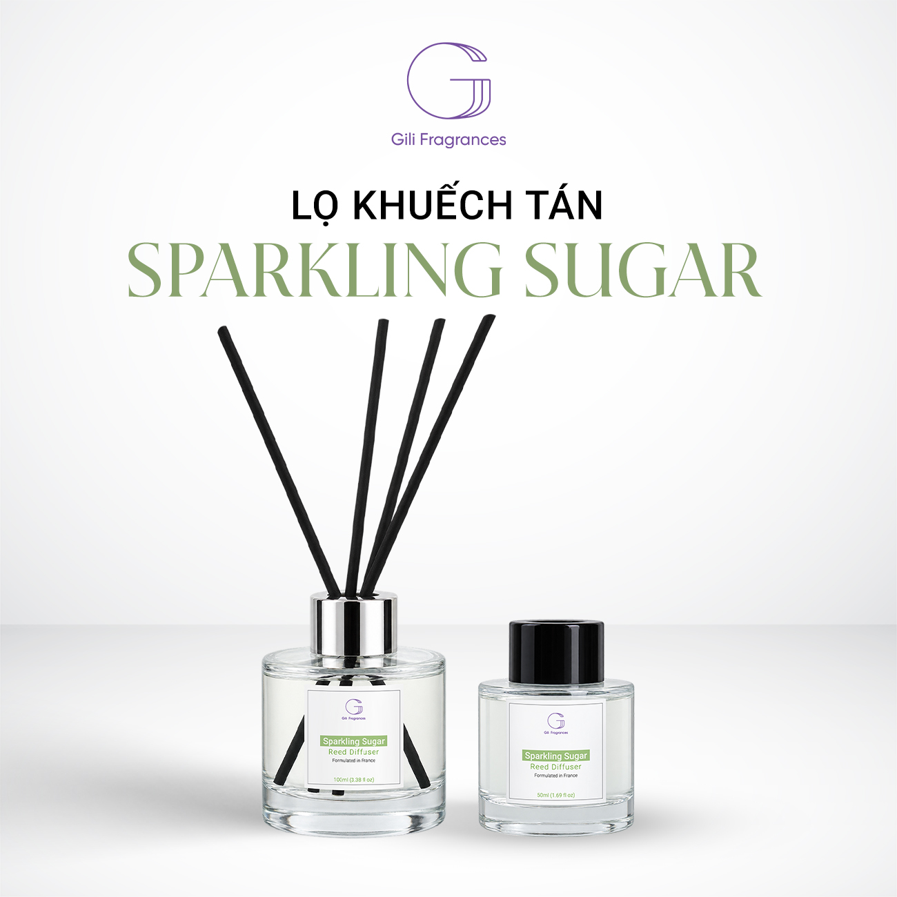 Lọ tán hương SPARKLING SUGAR | 50ML – 100ML