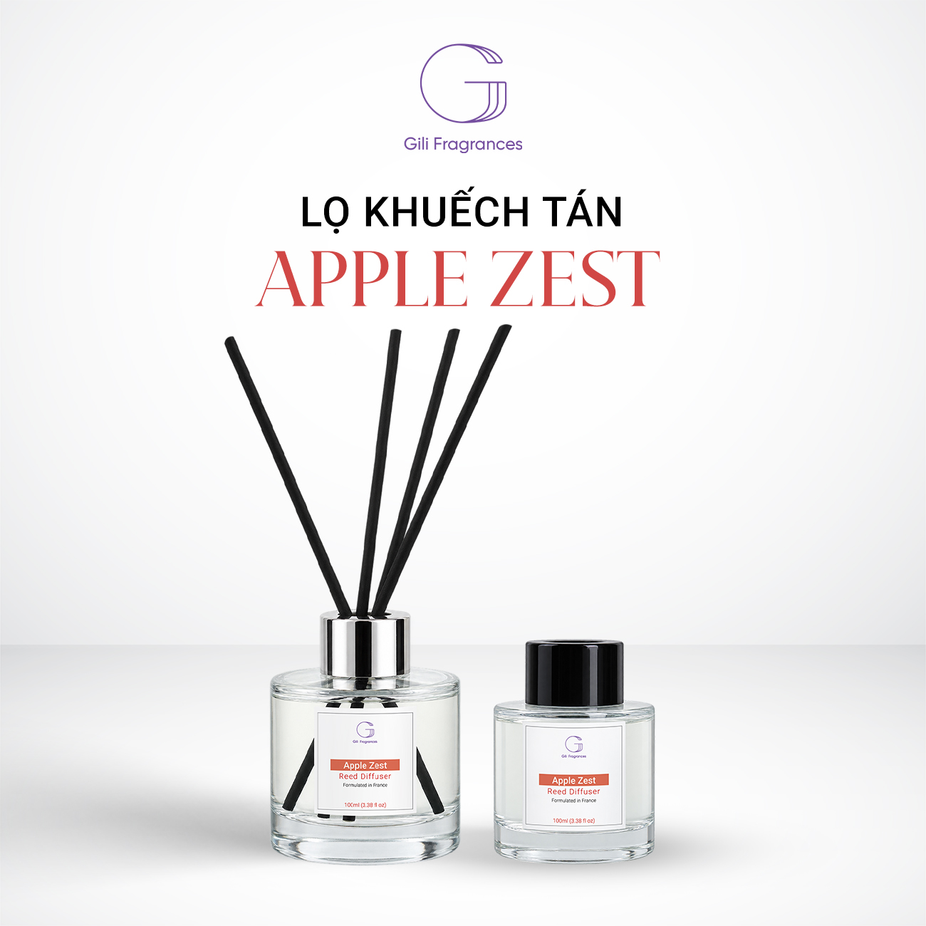 Lọ tán hương APPLE ZEST | 50ML – 100ML