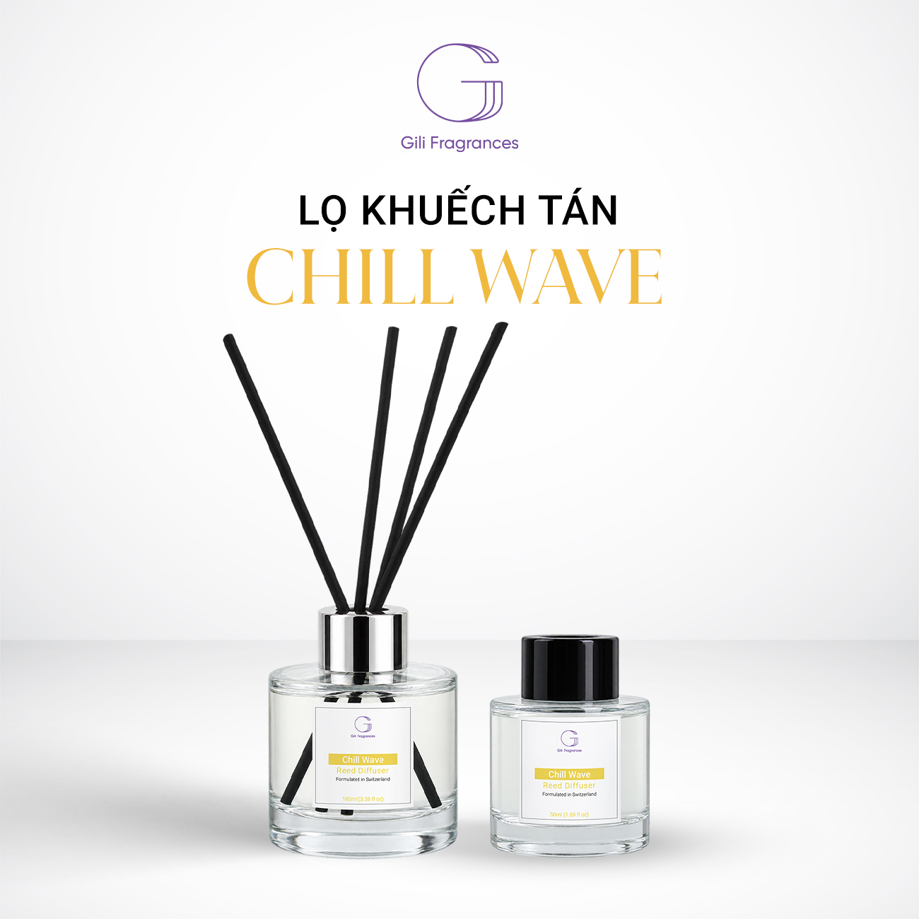 Lọ tán hương CHILL WAVE | 50ML – 100ML