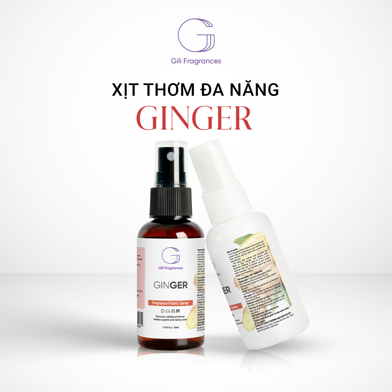 Xịt thơm đa năng GINGER | 50ML