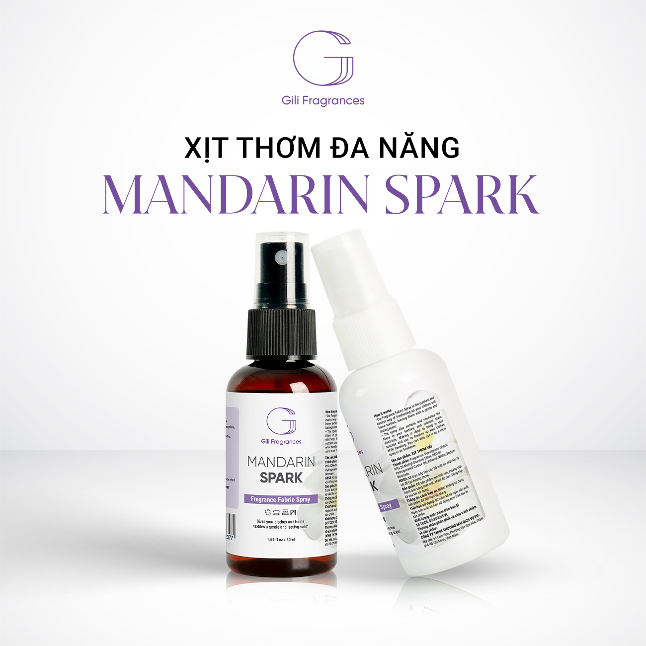 Xịt thơm đa năng MANDARIN SPARK | 50ML