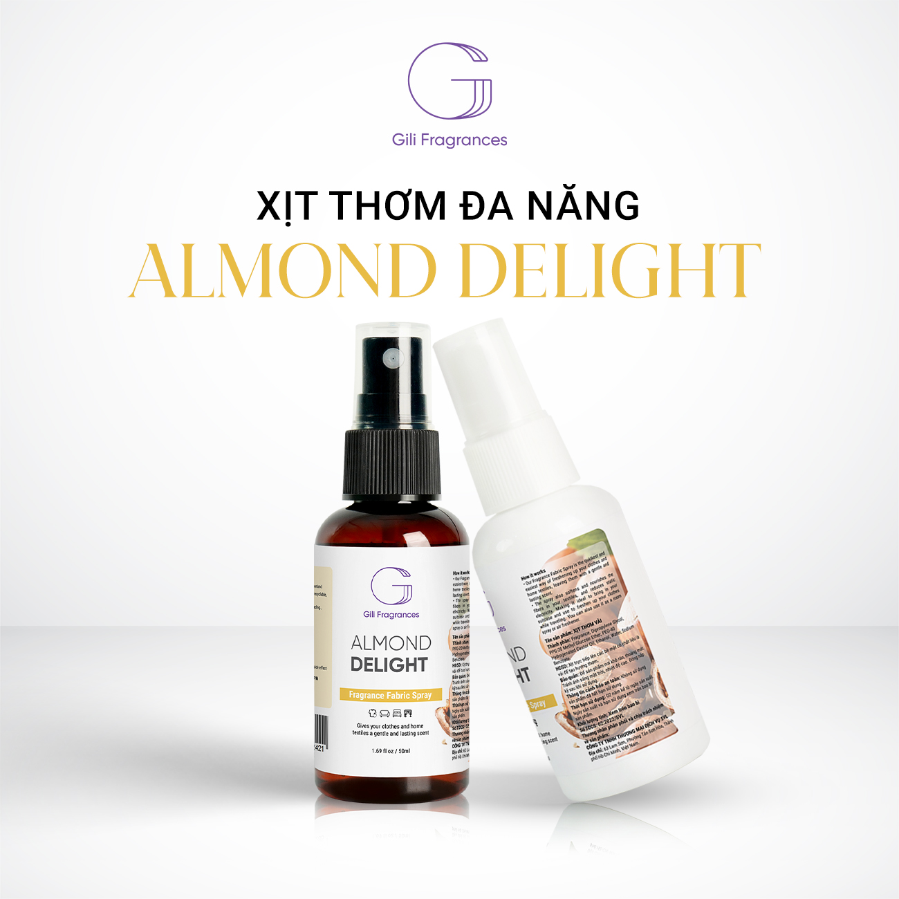 Xịt thơm đa năng ALMOND DELIGHT | 50ML
